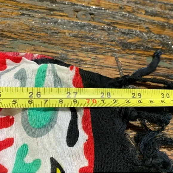 Mr Buho Sarong Vibrant Swim Cover Wrap Skirt Skull Design - Picture 4 of 12